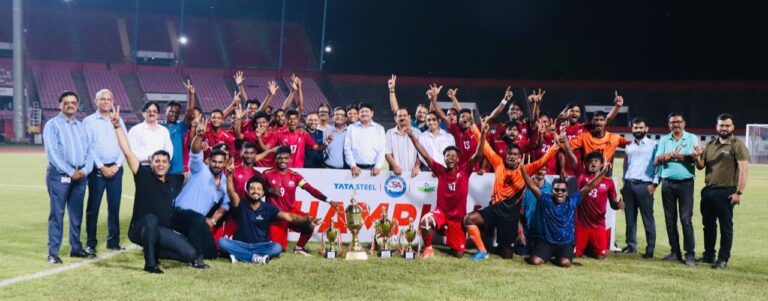 टाटा मोटर्स फुटबॉल टीम ने टाटा स्टील को 2-0 से किया पराजित